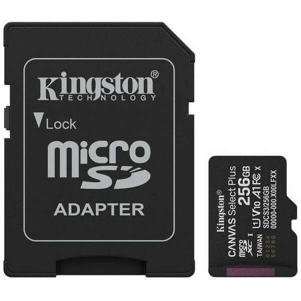 KINGSTON MicroSD 256GB Kingston SelectPlus gen 3