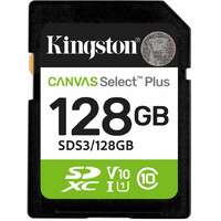 KINGSTON SD 128GB Kingston Canvas SelectPlus gen 3