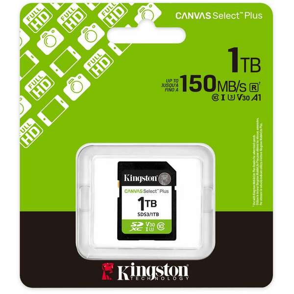 KINGSTON SD 1TB Kingston Canvas SelectPlus gen 3