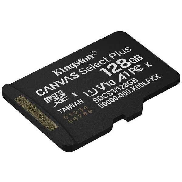 KINGSTON MicroSD 128GB Kingston SelectPlus gen 3 bez adaptera