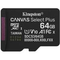 KINGSTON MicroSD 64GB Kingston SelectPlus gen 3    bez adaptera