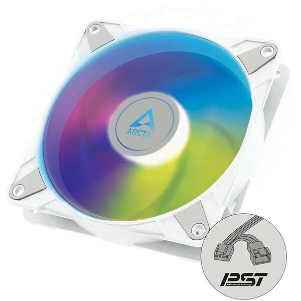 ARCTIC P12 PWM PST A-RGB ACFAN00254A 120mm White