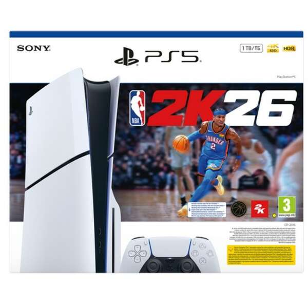 SONY PlayStation 5 slim + NBA2K26