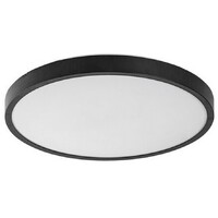 RABALUX Alenzo, LED plafonjera sa daljinskim, dimabilna, 24W, 3000-6000K, 35.5cm, IP44, crna
