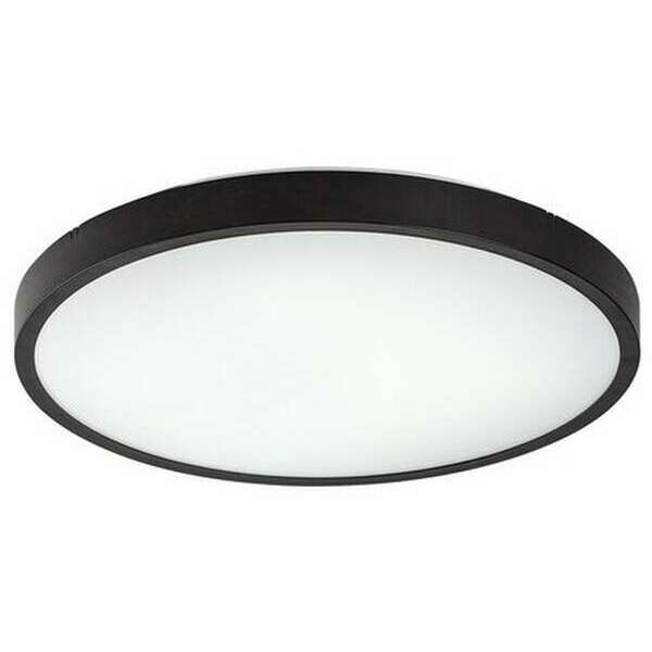 RABALUX Alenzo, LED plafonjera sa daljinskim, dimabilna, 24W, 3000-6000K, 35.5cm, IP44, crna