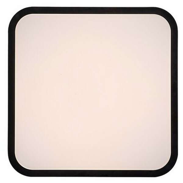 RABALUX Alenzo, LED plafonjera 24W, DIP Switch CCT 3000-600K, 29x29cm, IP44, crna