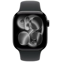 APPLE Watch S11 GPS 46mm Jet Black Aluminium Case with Black Sport Band - M/L meux4rk/a