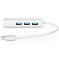DIGITUS USB hub 4 3.0 porta + Lan adapter