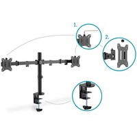 DIGITUS Nosac za dva monitora