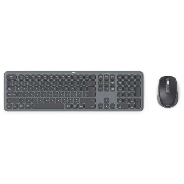 HAMA WKM-550 bezicna tastatura i mis, SRB, crna