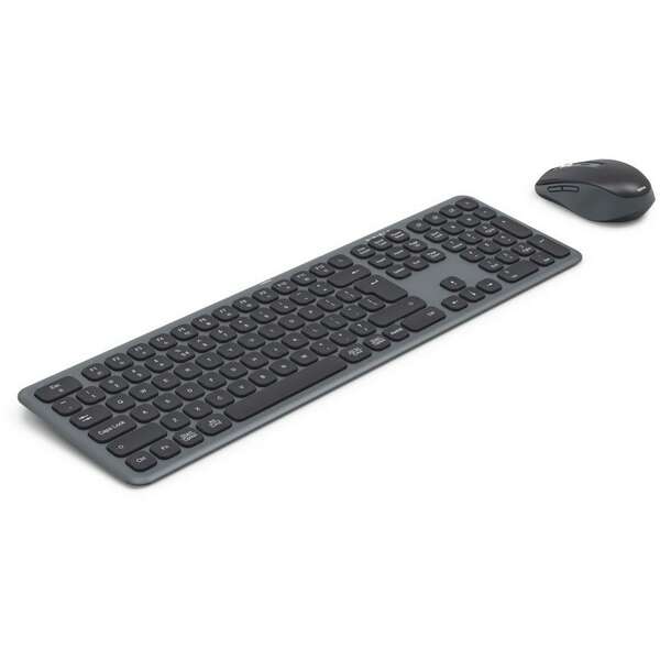 HAMA WKM-550 bezicna tastatura i mis, US, crna