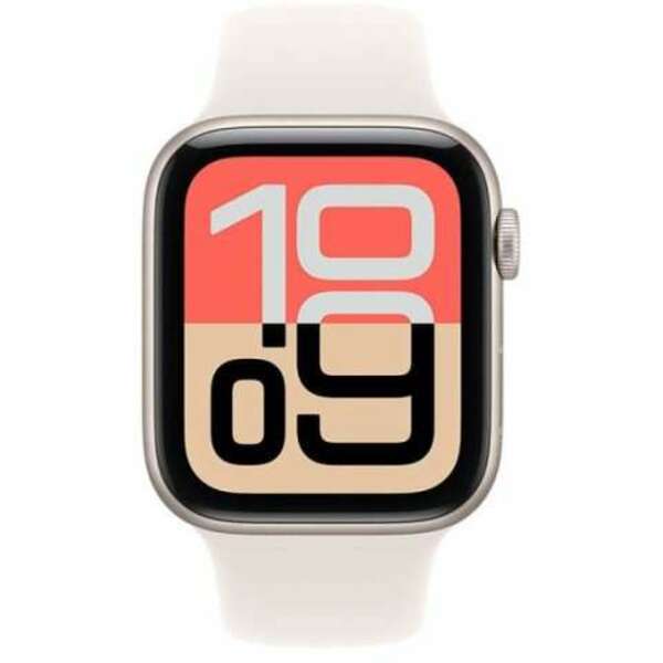 APPLE Watch SE 3 GPS 40mm Starlight Aluminium Case with Starlight Sport Band - M/L meh54rk/a