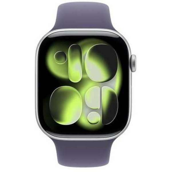 APPLE Watch S11 GPS 42mm Silver Aluminium Case with Purple Fog Sport Band - M/L meu74rk/a