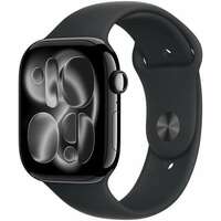 APPLE Watch S11 GPS 46mm Jet Black Aluminium Case with Black Sport Band - S / M meuw4rk / a