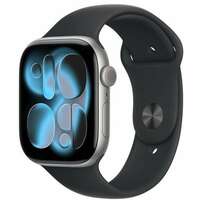 APPLE Watch S11 GPS 46mm Space Grey Aluminium Case with Black Sport Band - S / M mev04rk / a