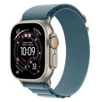 APPLE Watch Ultra 3 Cellular 49mm Natural Titanium Case with Light Blue Alpine Loop - Large mewp4se / a