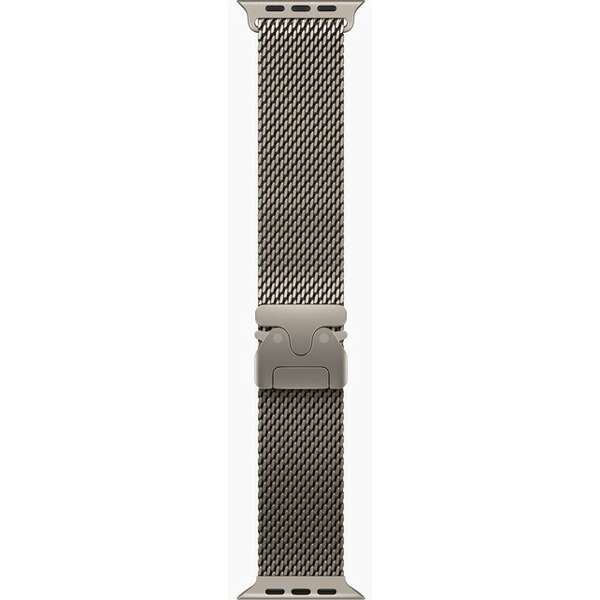 APPLE Watch Ultra 3 Cellular 49mm Natural Titanium Case with Natural Titanium Milanese Loop - Small meww4se/a