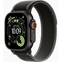 APPLE Watch Ultra 3 Cellular 49mm Black Titanium Case with Black / Charcoal Trail Loop - M / L mf1h4se / a