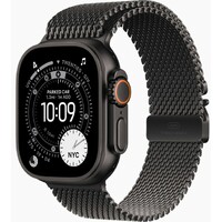APPLE Watch Ultra 3 Cellular 49mm Black Titanium Case with Black Titanium Milanese Loop - Small mf1n4se / a