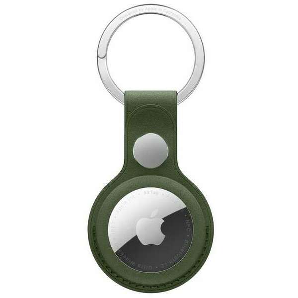 APPLE AirTag FineWoven Key Ring - Moss mgfx4zm/a