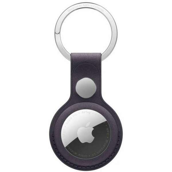 APPLE AirTag FineWoven Key Ring - Midnight Purple mgg04zm/a