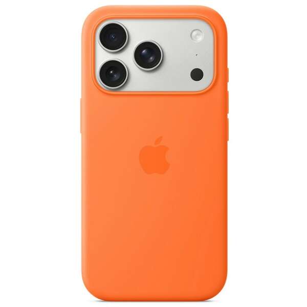 APPLE iPhone 17 Pro Silicone Case with MagSafe – Orange mgfe4zm/a