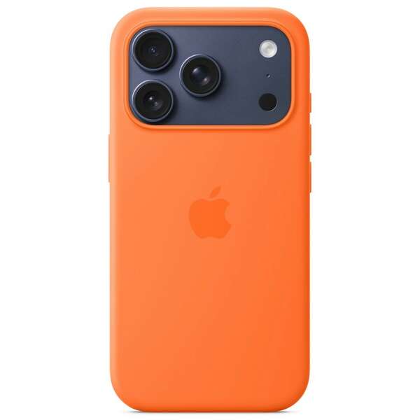 APPLE iPhone 17 Pro Silicone Case with MagSafe – Orange mgfe4zm/a