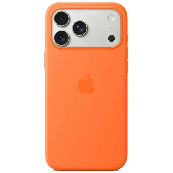 APPLE iPhone 17 Pro Max Silicone Case with MagSafe – Orange mgfl4zm/a