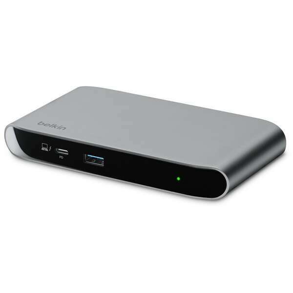 APPLE - Belkin CONNECT 5-in-1 Thunderbolt 4 Hub - Silver - (INC013vfSGY)