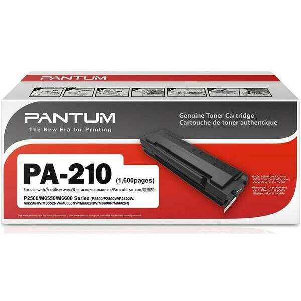 PANTUM PA-210 toner, P2500, P2500w, M6500nw, M6550nw, 1600str.