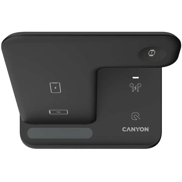 CANYON CNS-WCS302B 3in1 15W bezicni punjac