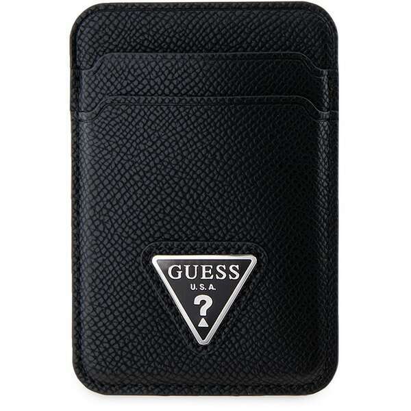 GUESS FineWoven Wallet with MagSafe Black