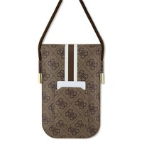 GUESS Leather Phone bag Brown