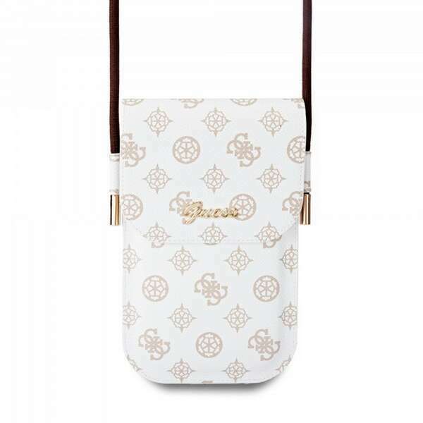 GUESS Leather Phone bag White GUESS Leather Phone bag White