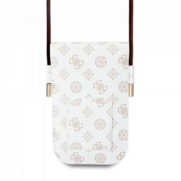 GUESS Leather Phone bag White GUESS Leather Phone bag White