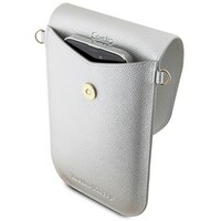 HELLO KITTY Leather Wallet Phone bag Silver