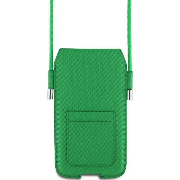 LACOSTE Leather Wallet Phone bag Green