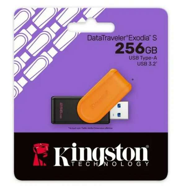 KINGSTON Flash pen 256GB DataTraveler Exodia S 3.2
