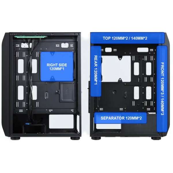 TEHNOMEDIA BlackPulse Ryzen 5 3600/16GB/M.2 512GB/RX580/700W