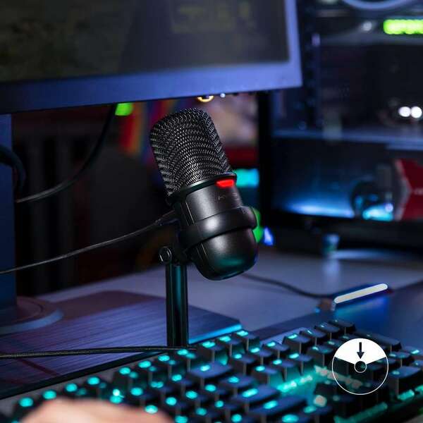 HYPERX SoloCast, USB Mikrofon, black, HMIS1X-XX-BK/G
