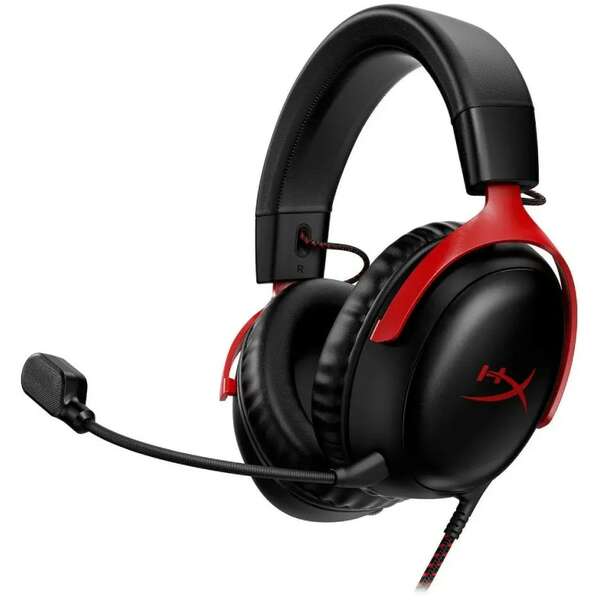 HYPERX Cloud III, Gaming slusalice, black/red