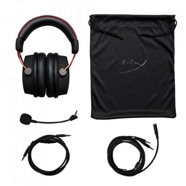 HYPERX Cloud Alpha, Gaming slusalice, black/red