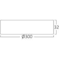 BRAYTRON BRY-SMD-SRD-24W-RND-WHT-6500K-LED PANEL