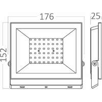 BRAYTRON BRY-FLOOD-CF-50W-BLC-6500K-IP65-LED FLOODLIGHT