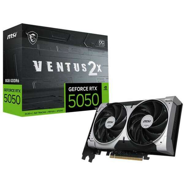 MSI GeForce RTX 5050 8G VENTUS 2X OC MSI GeForce RTX 5050 8G VENTUS 2X OC
