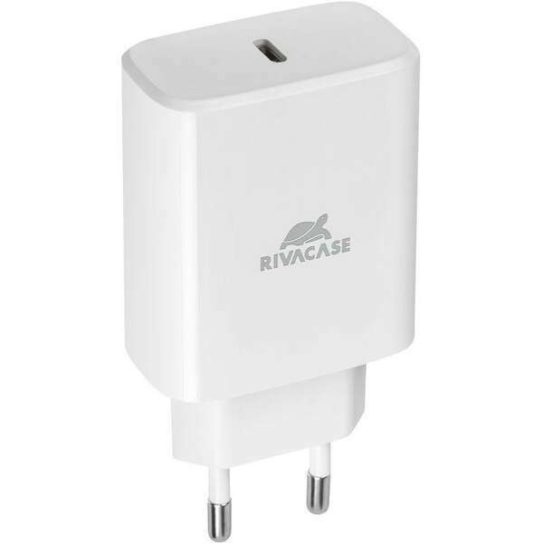 RIVACASE PS4193, 30W PD 3.0/ 1 USB-C, White RIVACASE PS4193, 30W PD 3.0/ 1 USB-C, White