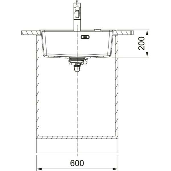 FRANKE-IT MRG 610-52 TL CRNA 114.0661.643 FRANKE-IT MRG 610-52 TL CRNA 114.0661.643