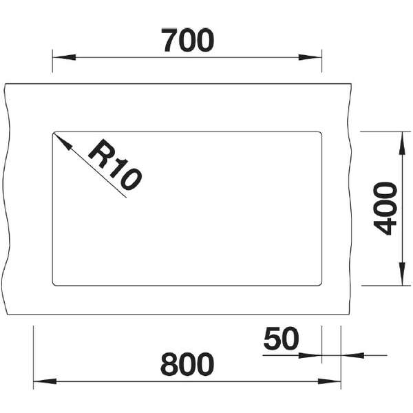BLANCO SUBLINE 700-U VULKAN SIVA 527356