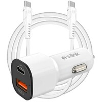 S-LINK SL-EC38PD USB-A USB-C PD + USB-C kabl 38W