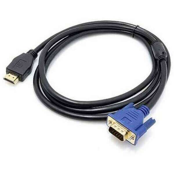 E-GREEN Kabl - Konvertor HDMI (M) - VGA D-sub M/M 1.8m crni